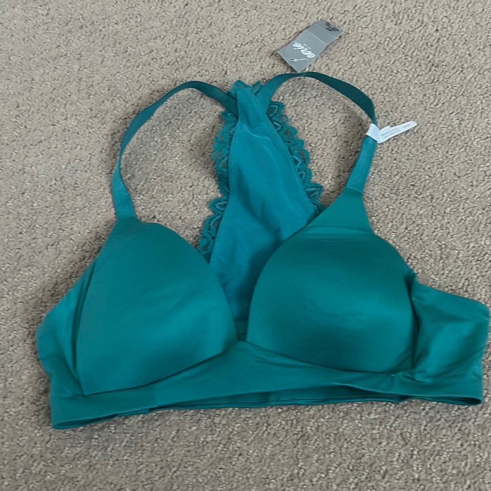 Aerie green ish blue comfy bra size 32 A